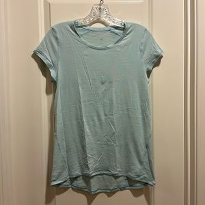 Lululemon light blue cap sleeve tee size 8